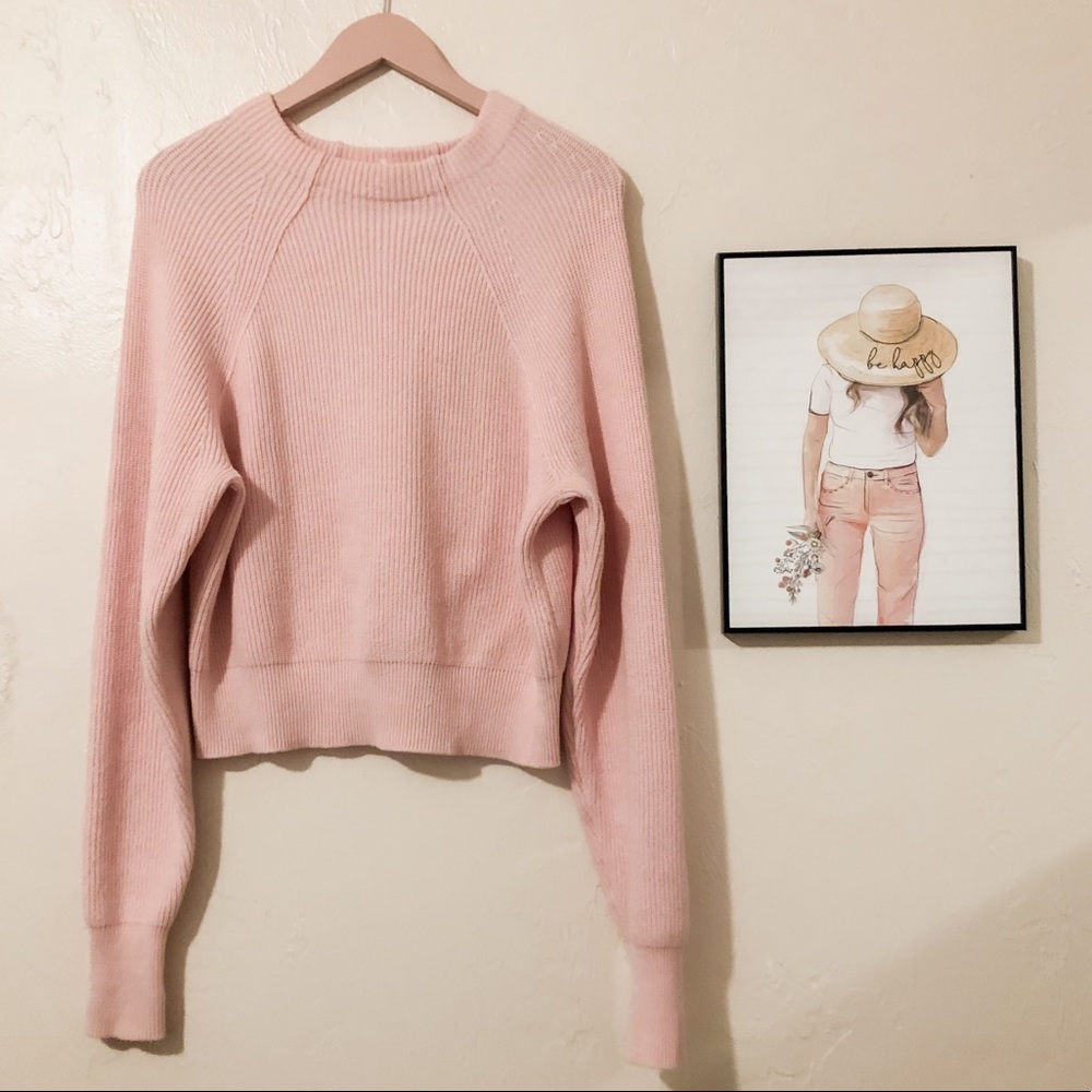Pink Free People Sweater SM Like New